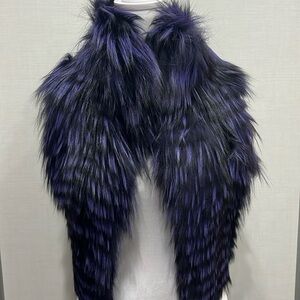 Elie Tahari real fur vest